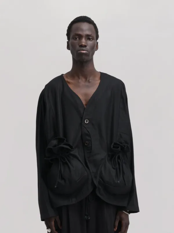 Beekeeper Jacket – Organic Cotton – Jet Black sold by Gathering