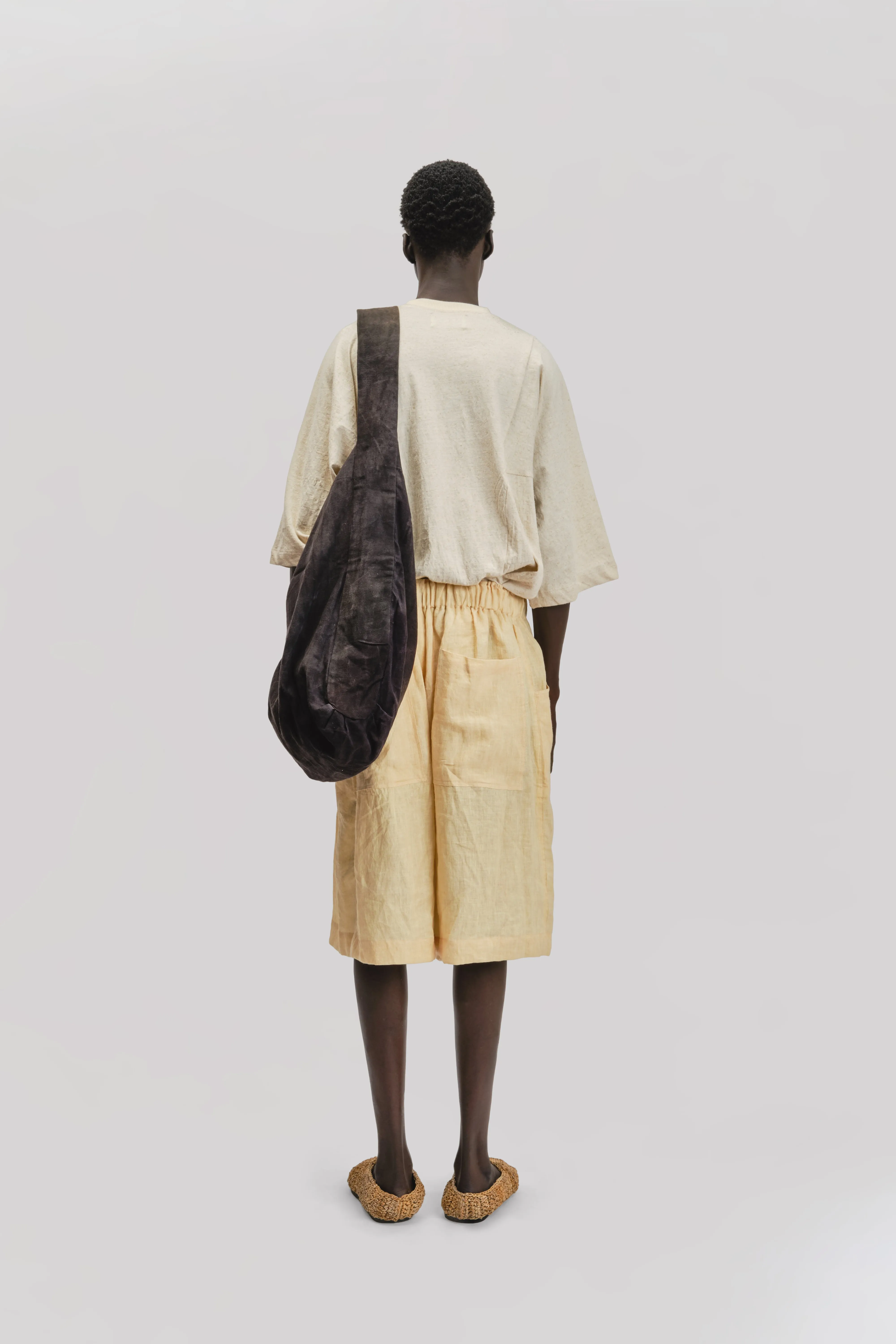 Single Bag – Naturally Dyed Cotton Canvas – Dark Monet sold by Gathering product image thumbnail 3