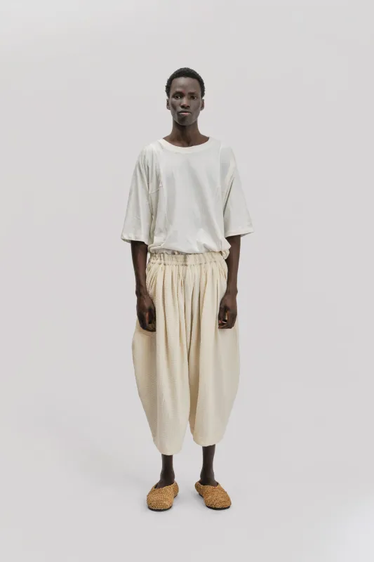 Hobo T-Shirt – Cotton Linen Jersey – White made by Gathering