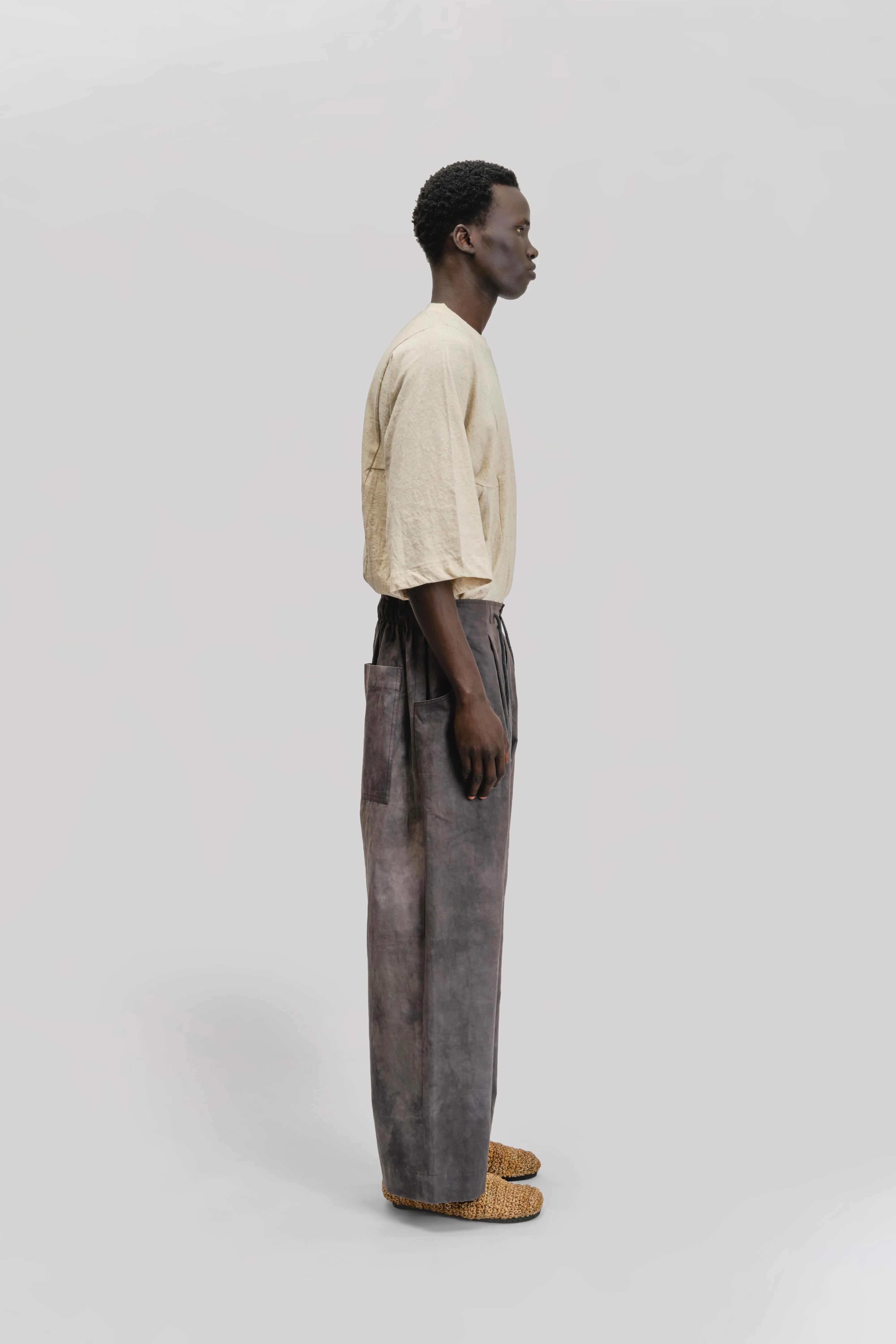 Farmer Pant – Paper Cotton – Grey sold by Gathering product image thumbnail 3
