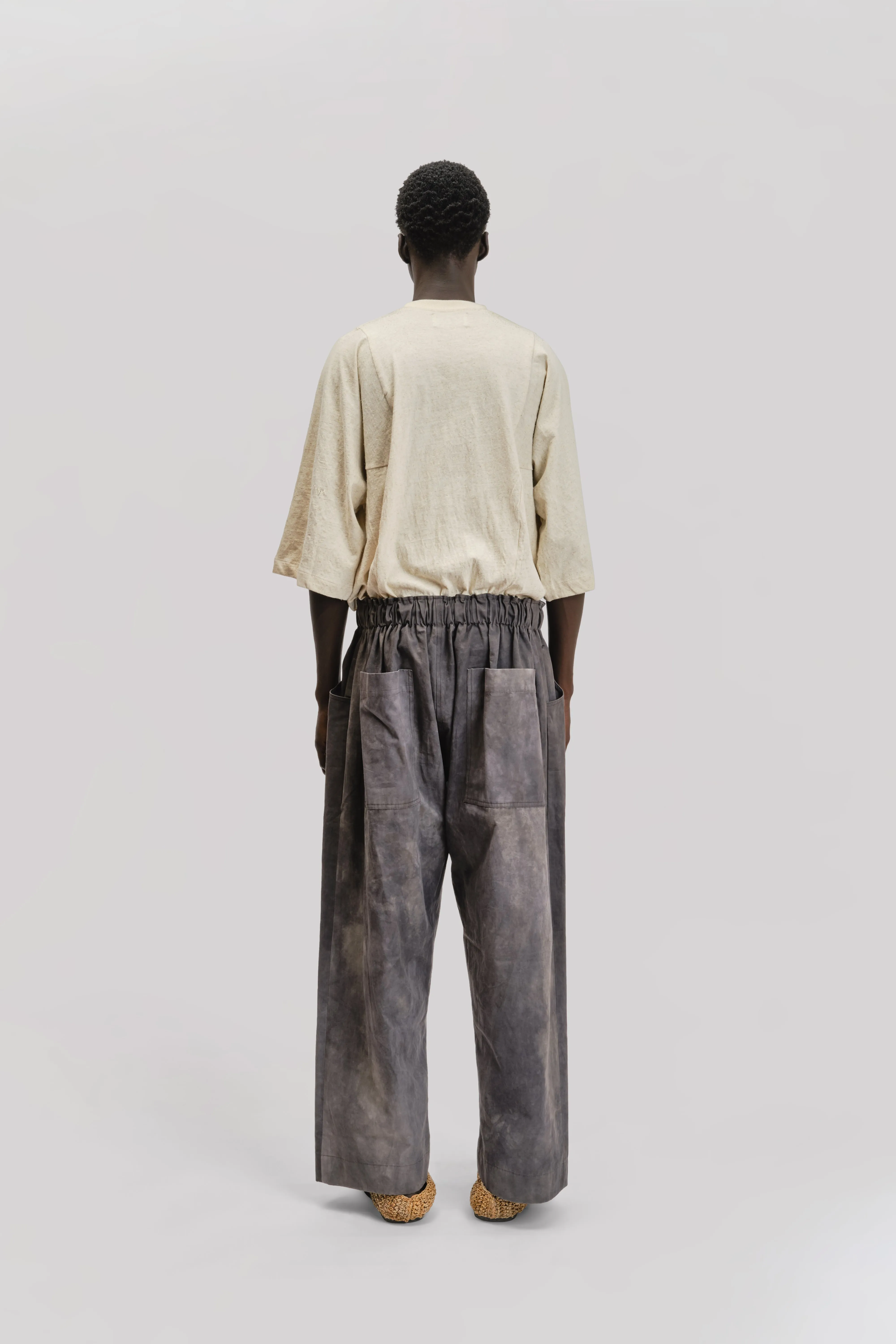 Farmer Pant – Paper Cotton – Grey sold by Gathering product image thumbnail 4
