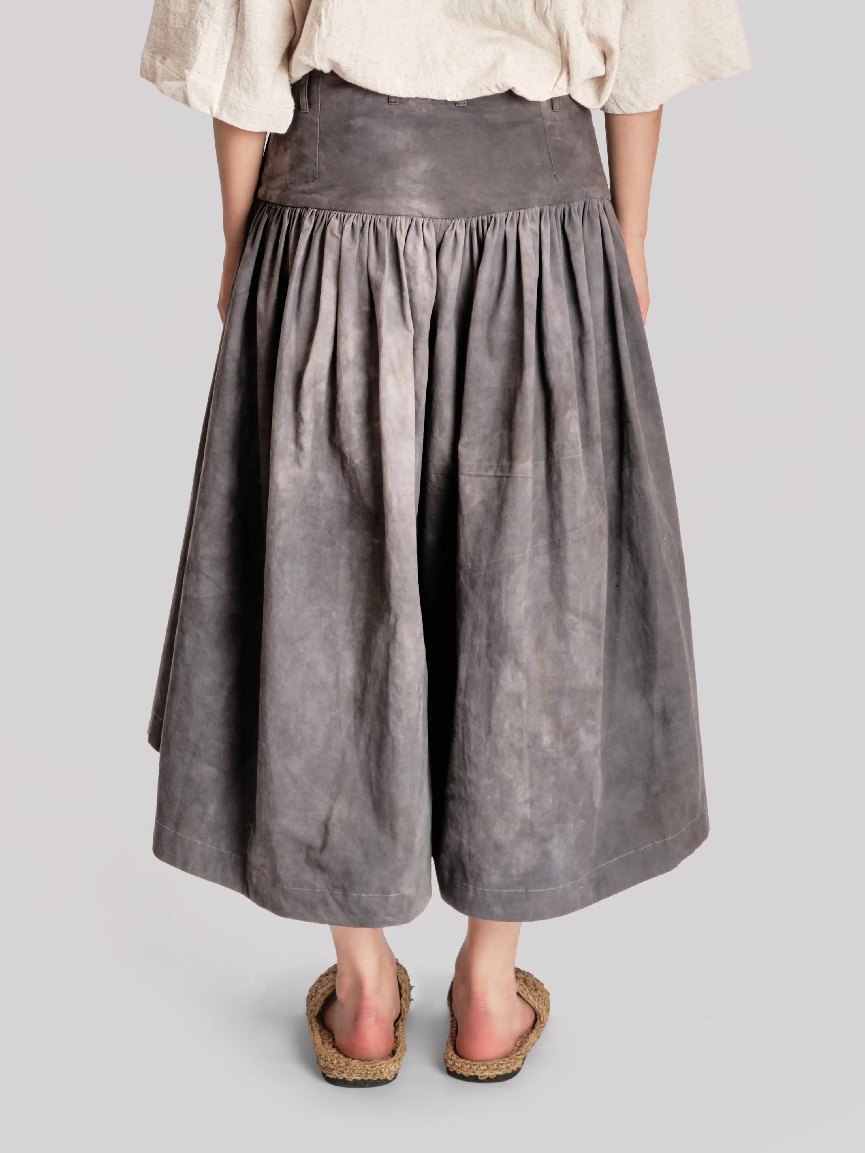 Bedouin Pant - Paper Cotton - Grey sold by Gathering product image thumbnail 5