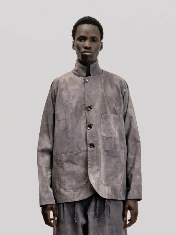 Fisherman Jacket – Paper Cotton – Grey made by Gathering
