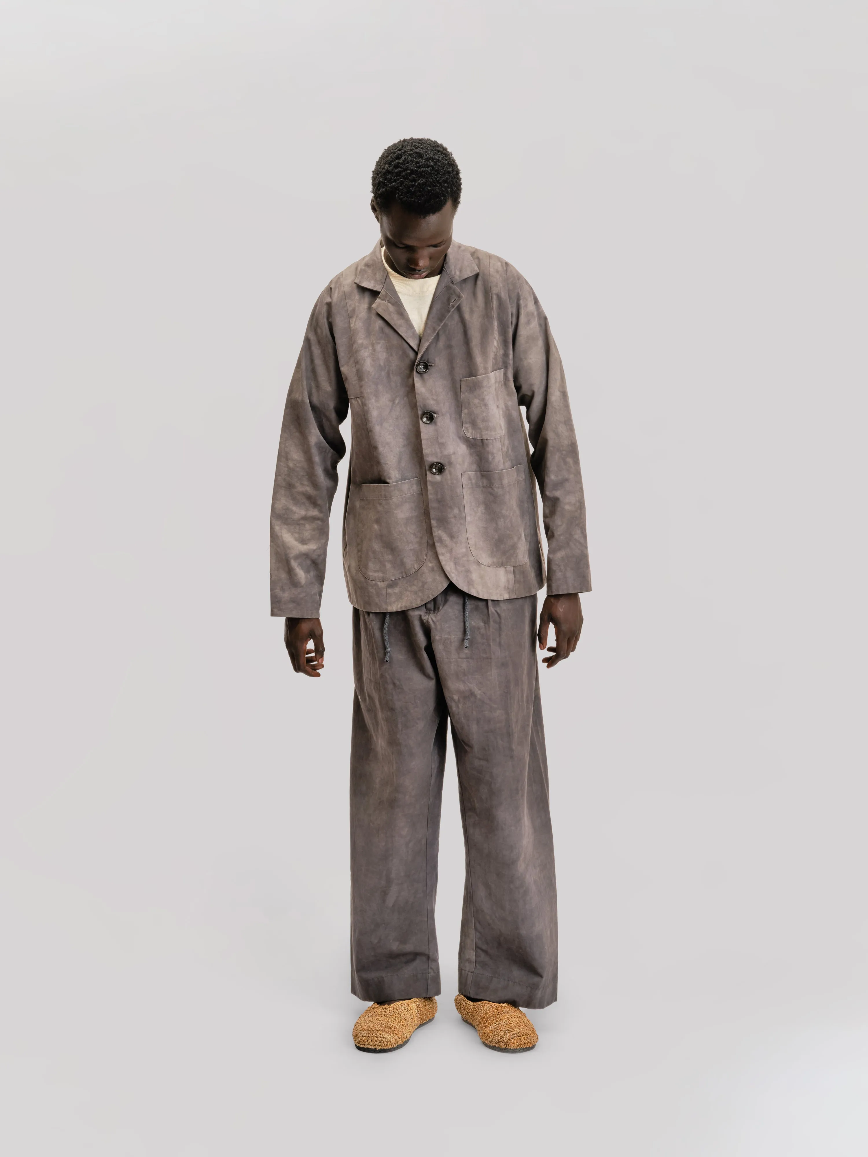 Fisherman Jacket – Paper Cotton – Grey sold by Gathering product image thumbnail 2