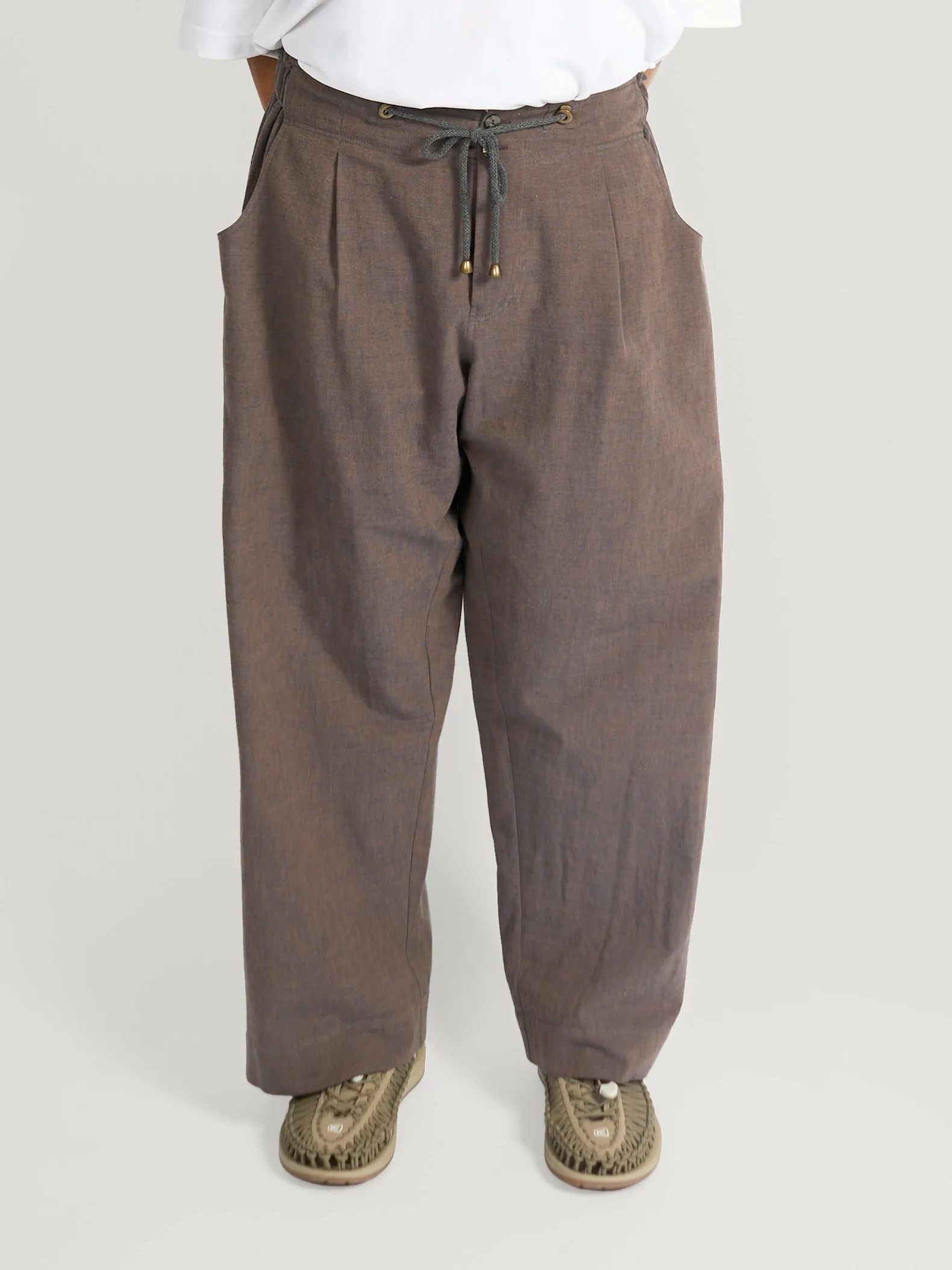Farmer Pant – Fuuai Cotton – Kakishibu sold by Gathering