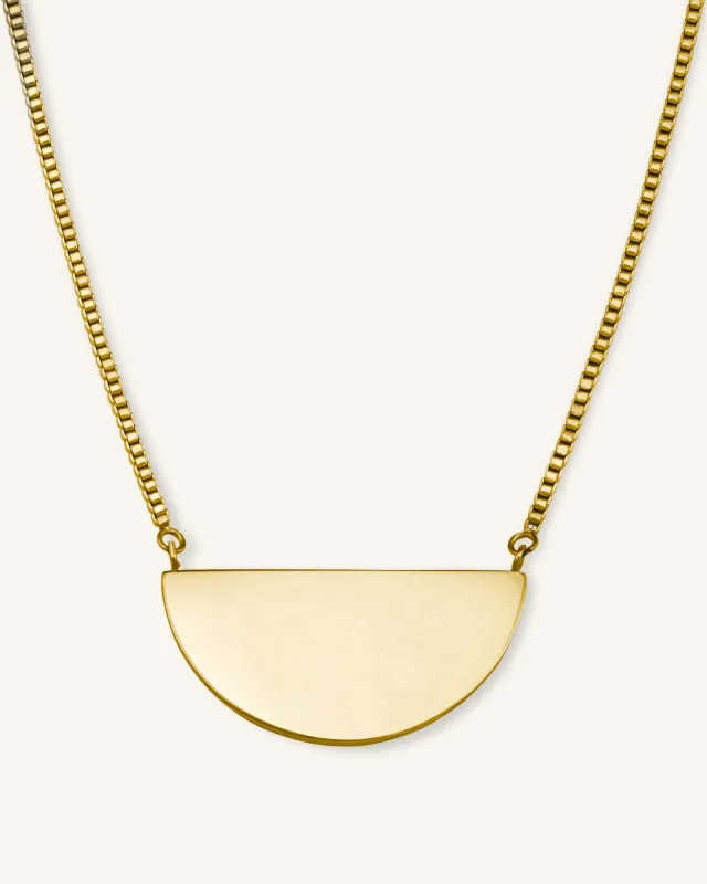 Half Moon Necklace sold by Rosefield