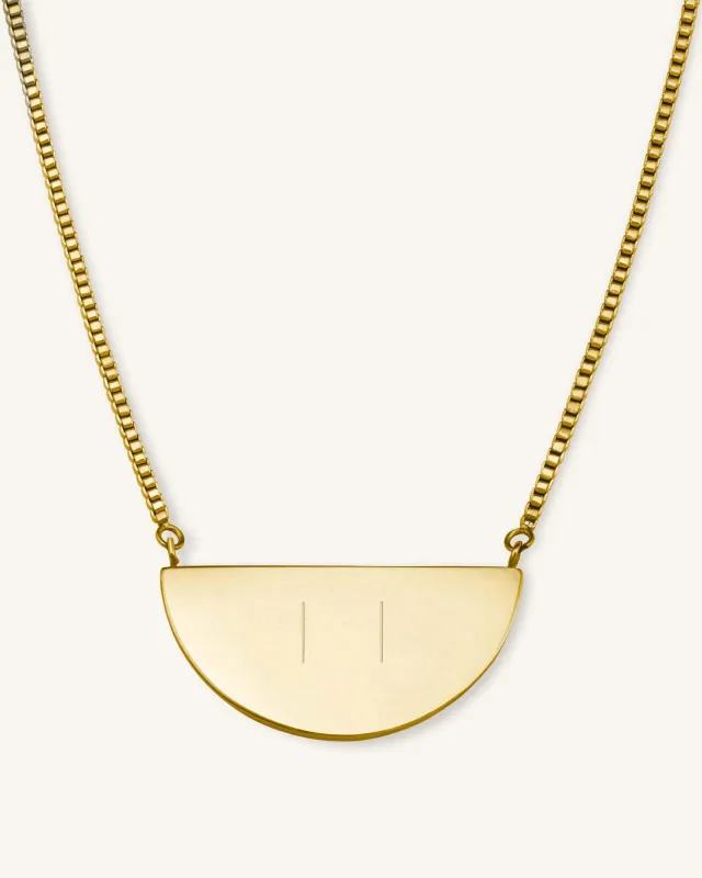 Half Moon Necklace sold by Rosefield