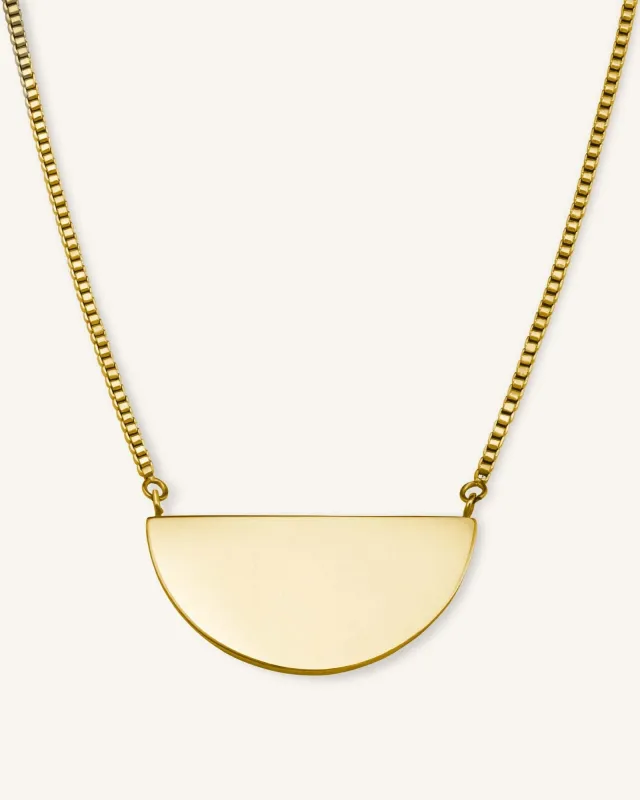 Half Moon Necklace sold by Rosefield
