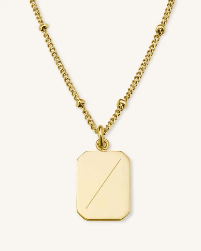 Octagon Necklace sold by Rosefield