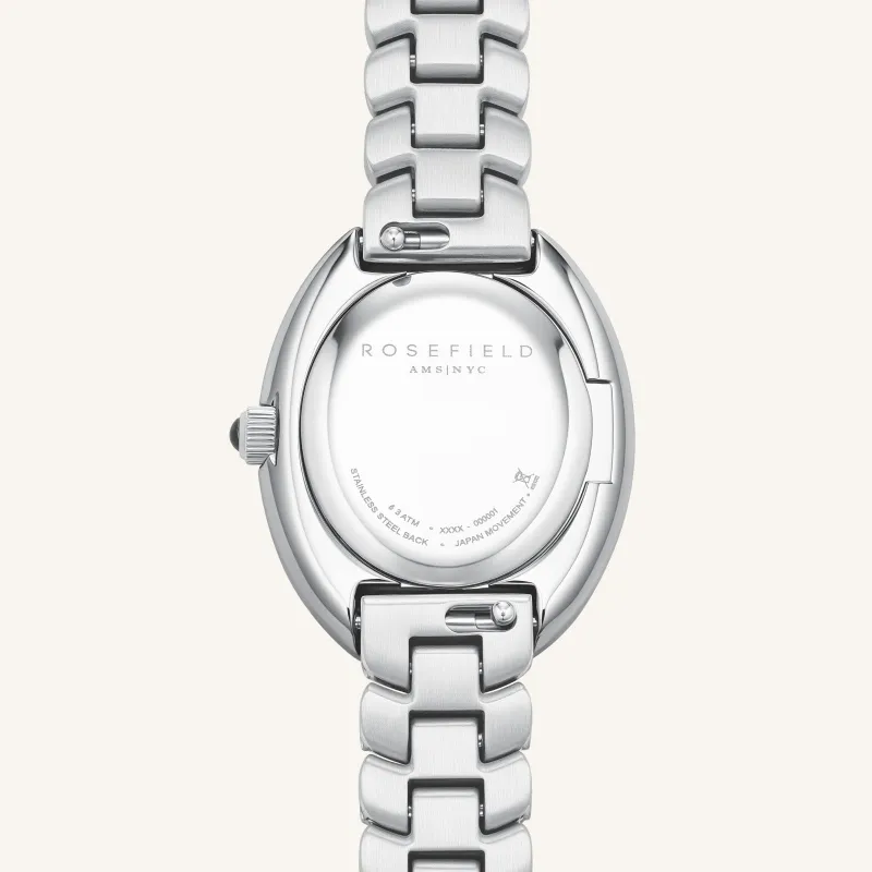 Ovale White Silver -  Engraved sold by Rosefield