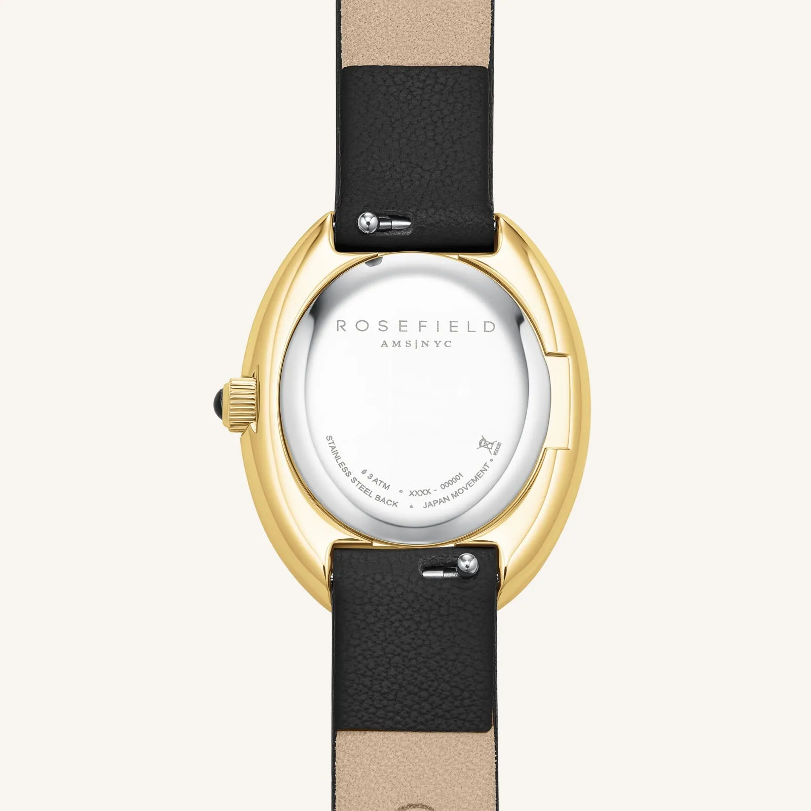 Ovale Black Gold - Engraved sold by Rosefield