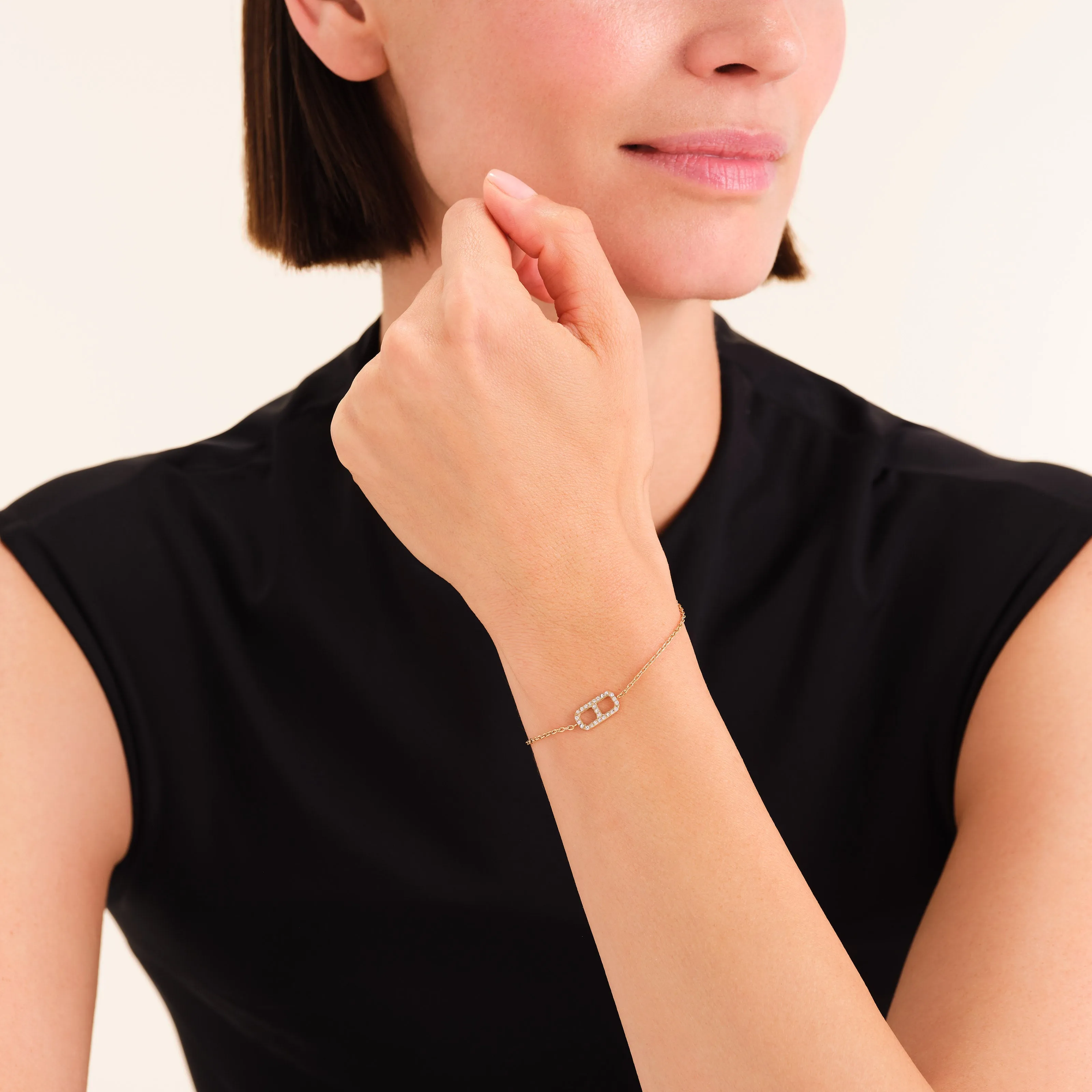 Fine Octagon Bracelet sold by Rosefield product image thumbnail 2