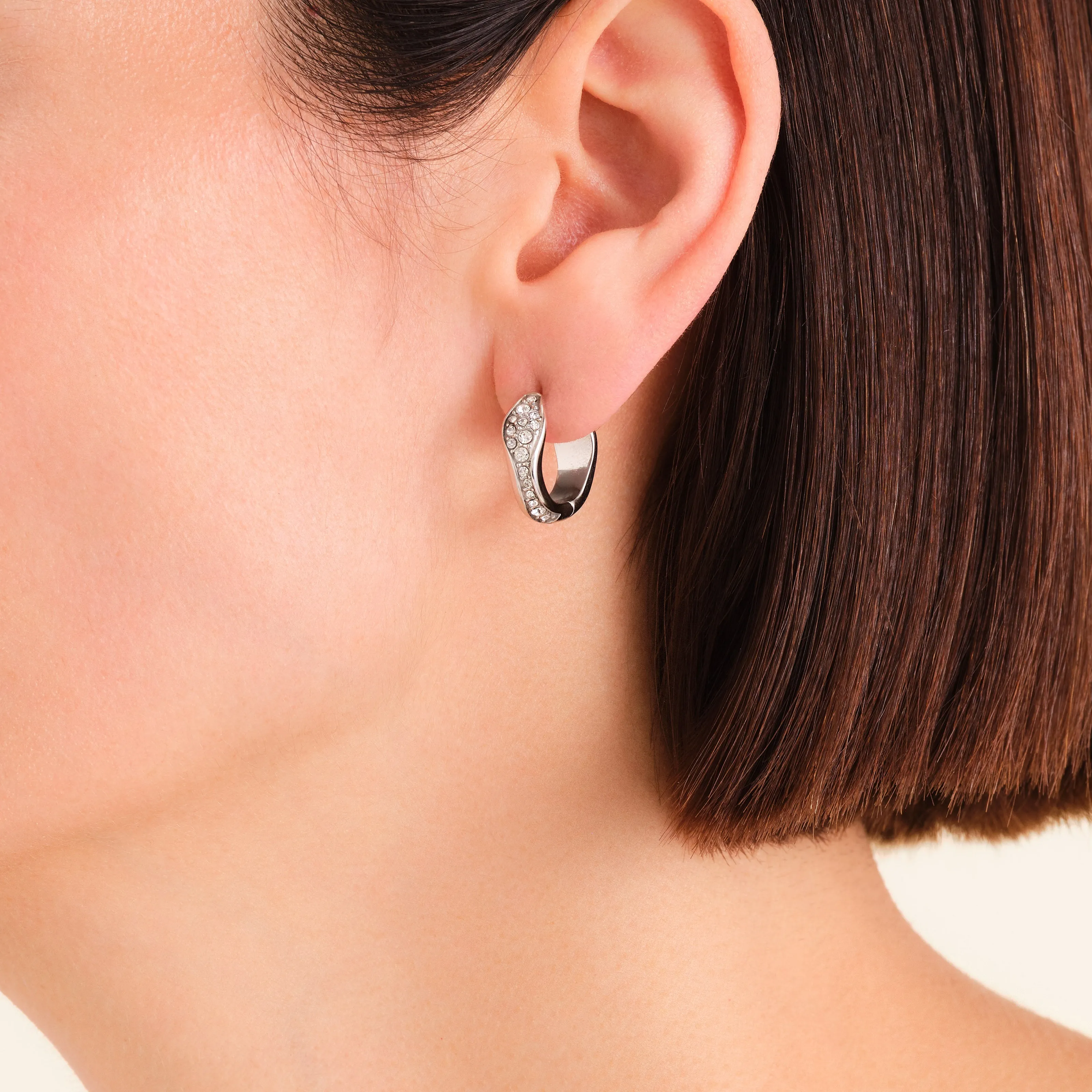 Pave Fluid Hoops sold by Rosefield product image thumbnail 5