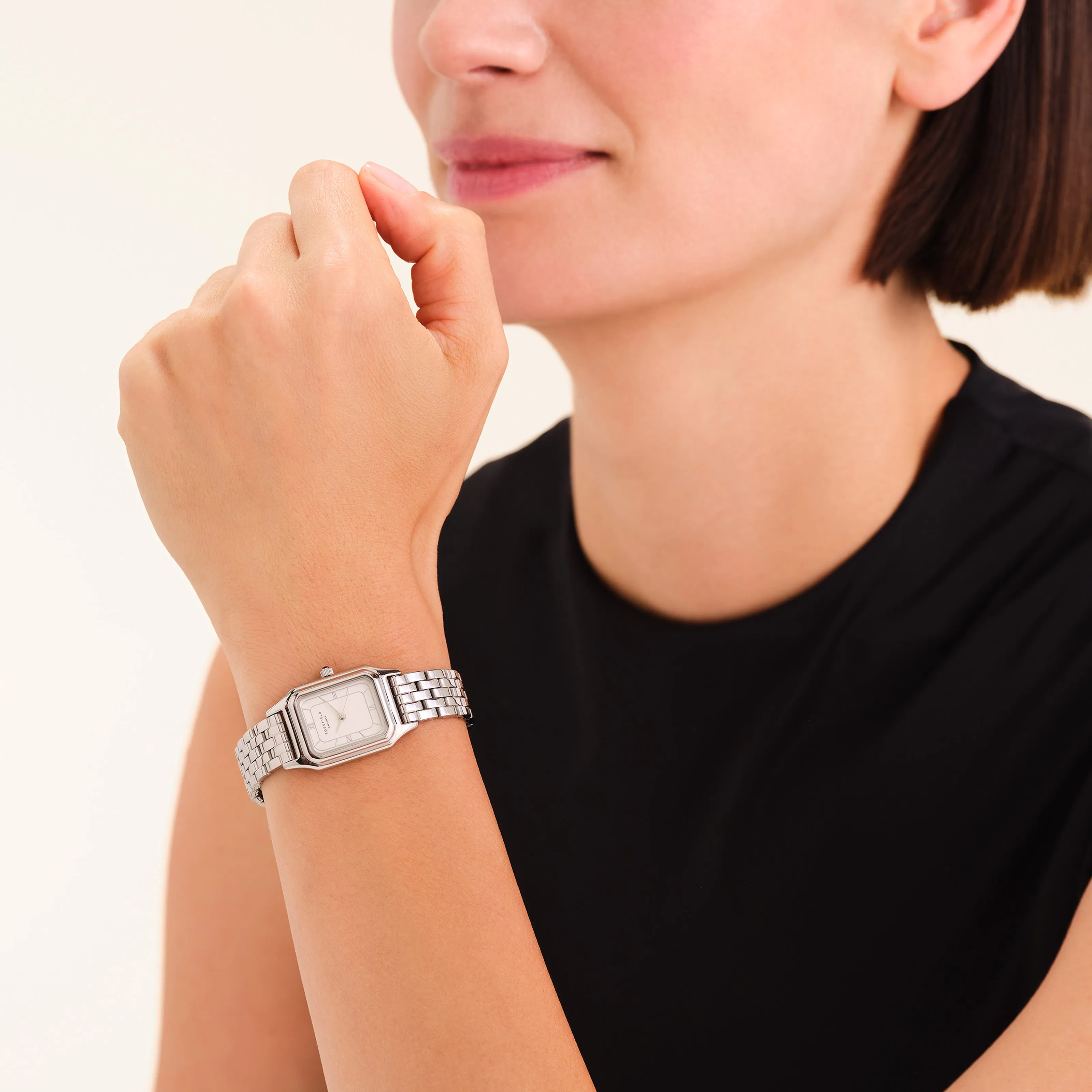 Ivy White Silver - Engraved sold by Rosefield product image thumbnail 3