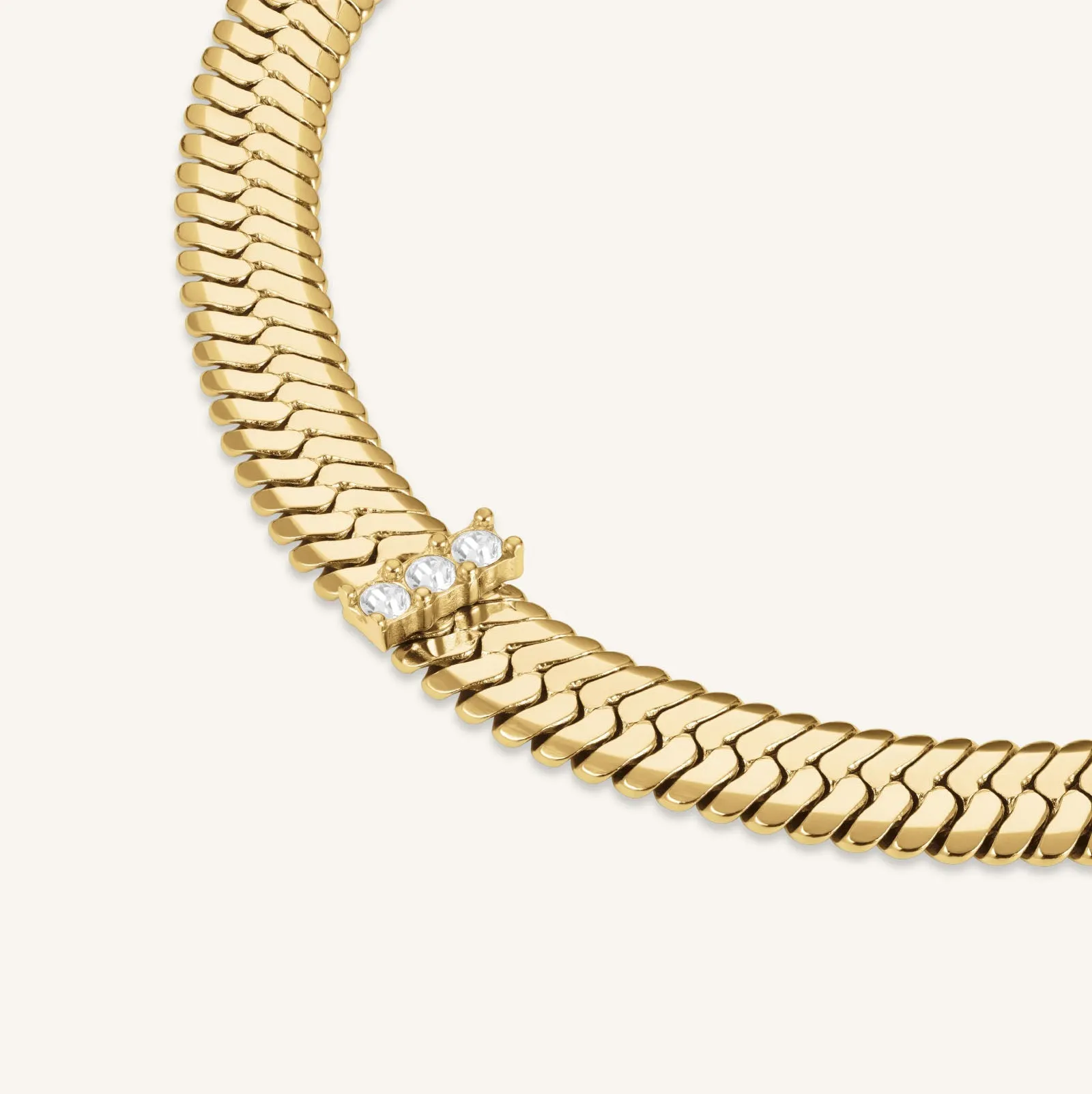 Crystal Snake Bracelet sold by Rosefield product image thumbnail 3