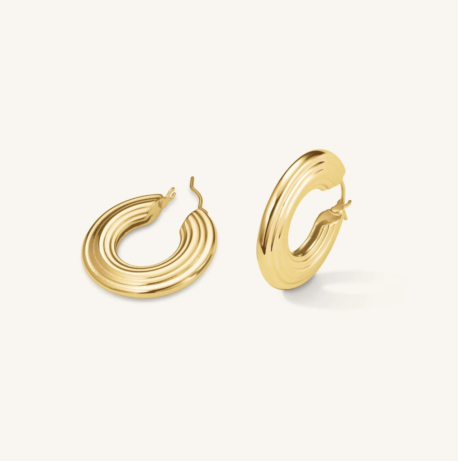 Flat Striped Hoops sold by Rosefield product image thumbnail 3