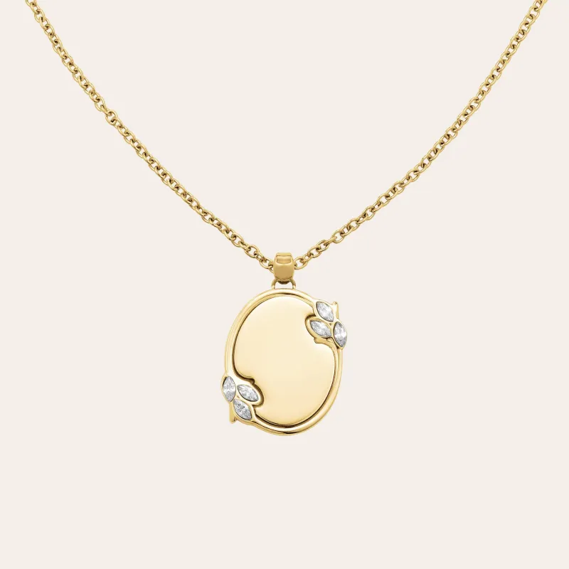 Vintage Oval Necklace sold by Rosefield