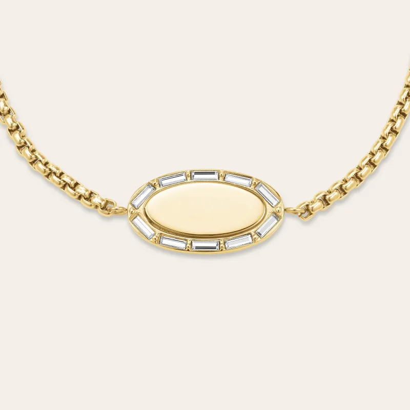 Oval Baguette Bracelet sold by Rosefield