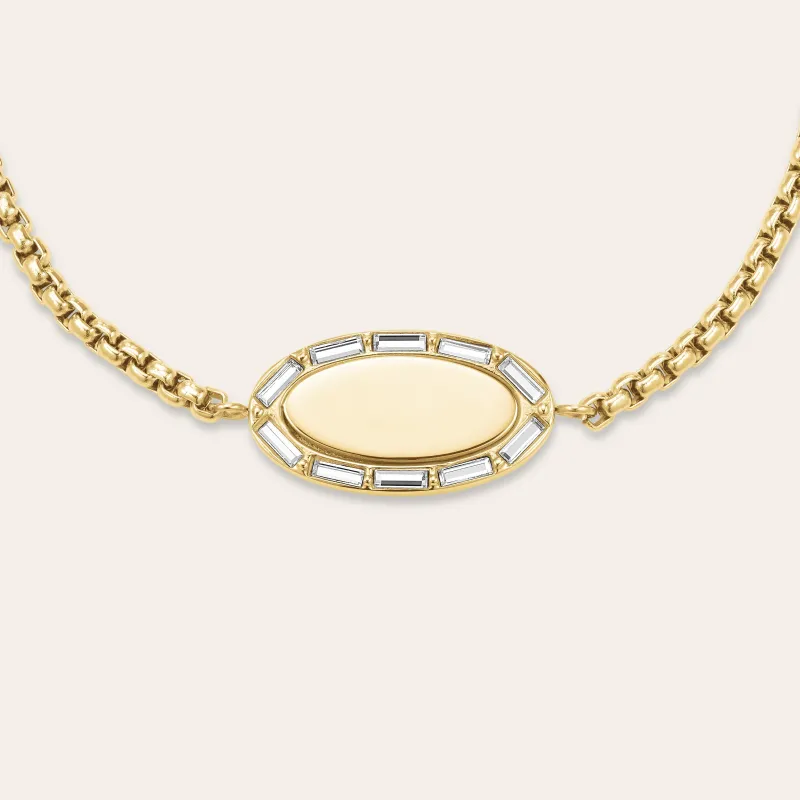Oval Baguette Bracelet sold by Rosefield