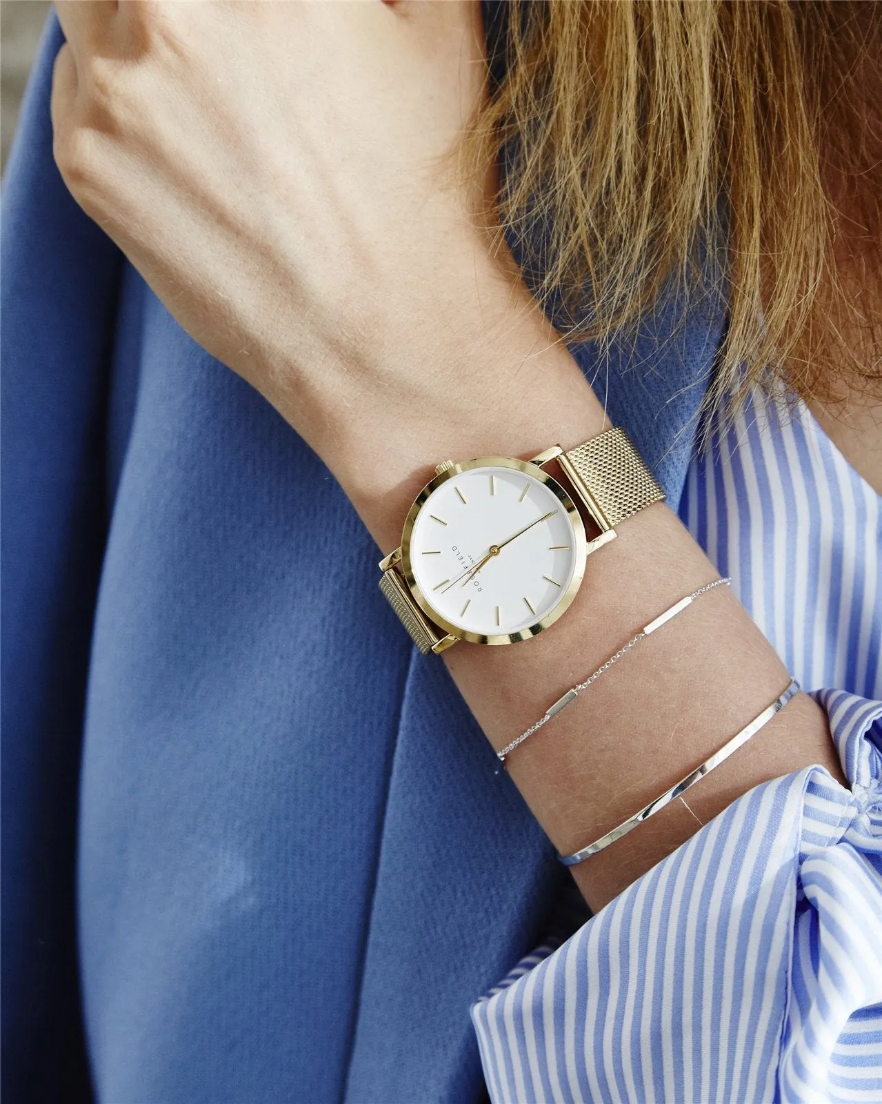 Tribeca Gold Mesh sold by Rosefield product image thumbnail 2