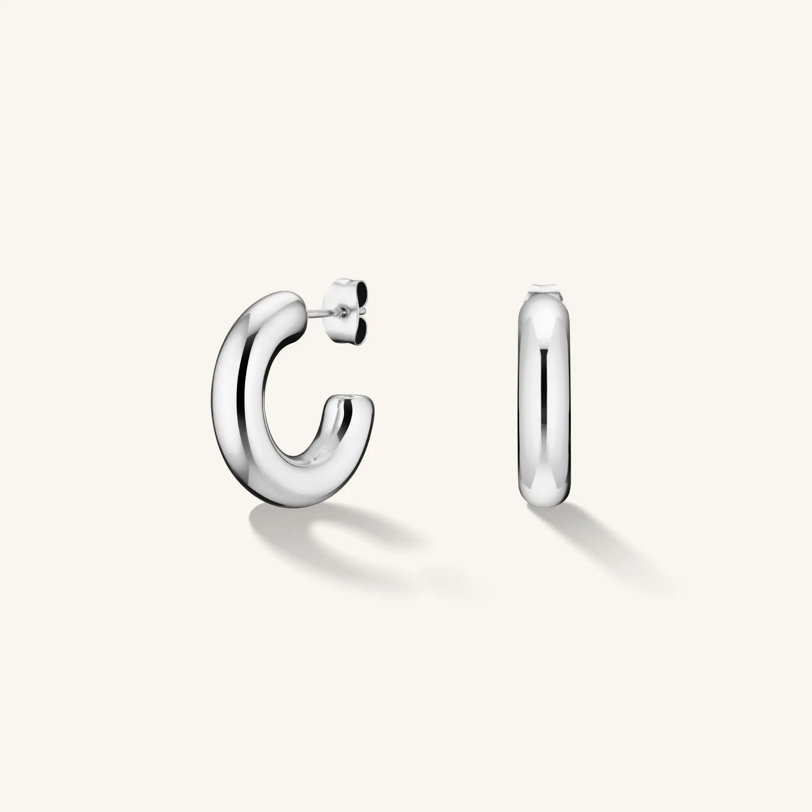 Medium Thick Hoops sold by Rosefield product image thumbnail 4