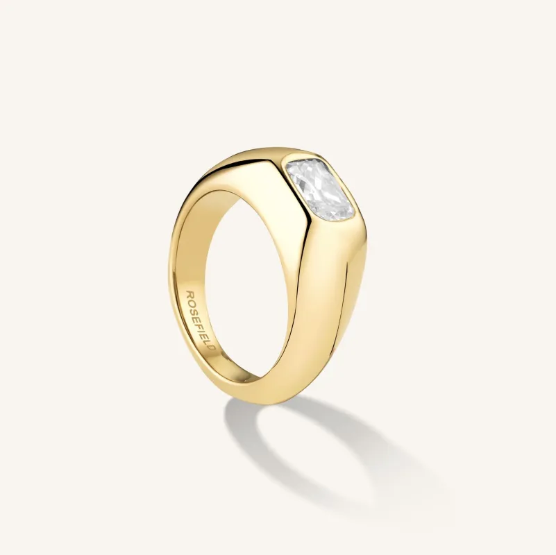 Octagon Zirconia Ring sold by Rosefield