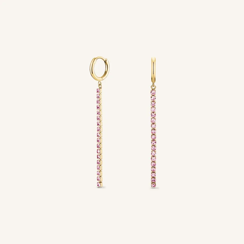 Tennis Earrings made by Rosefield