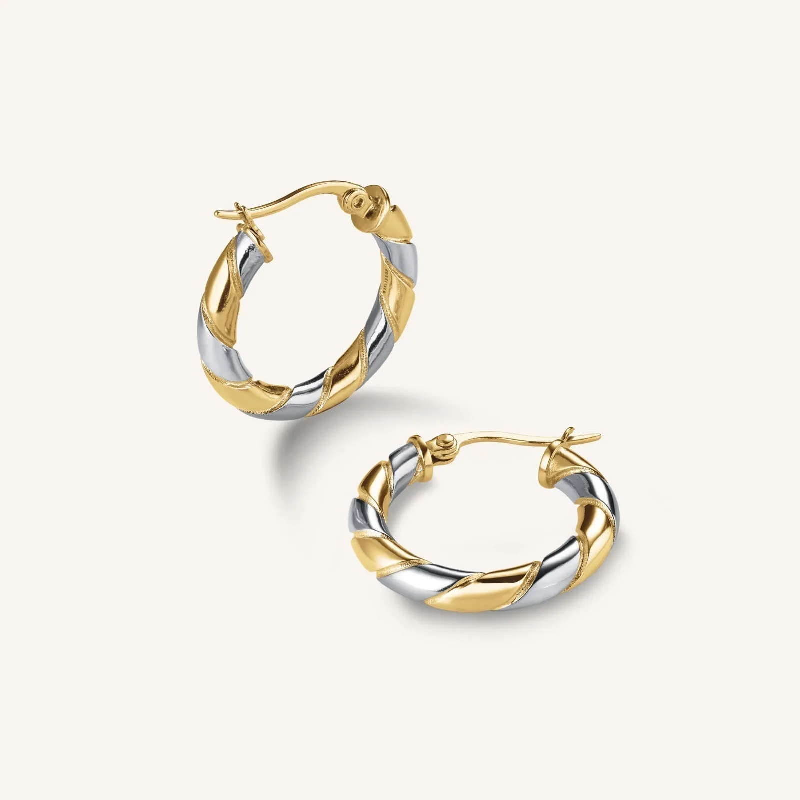 Duotone Swirl Hoops sold by Rosefield product image thumbnail 3