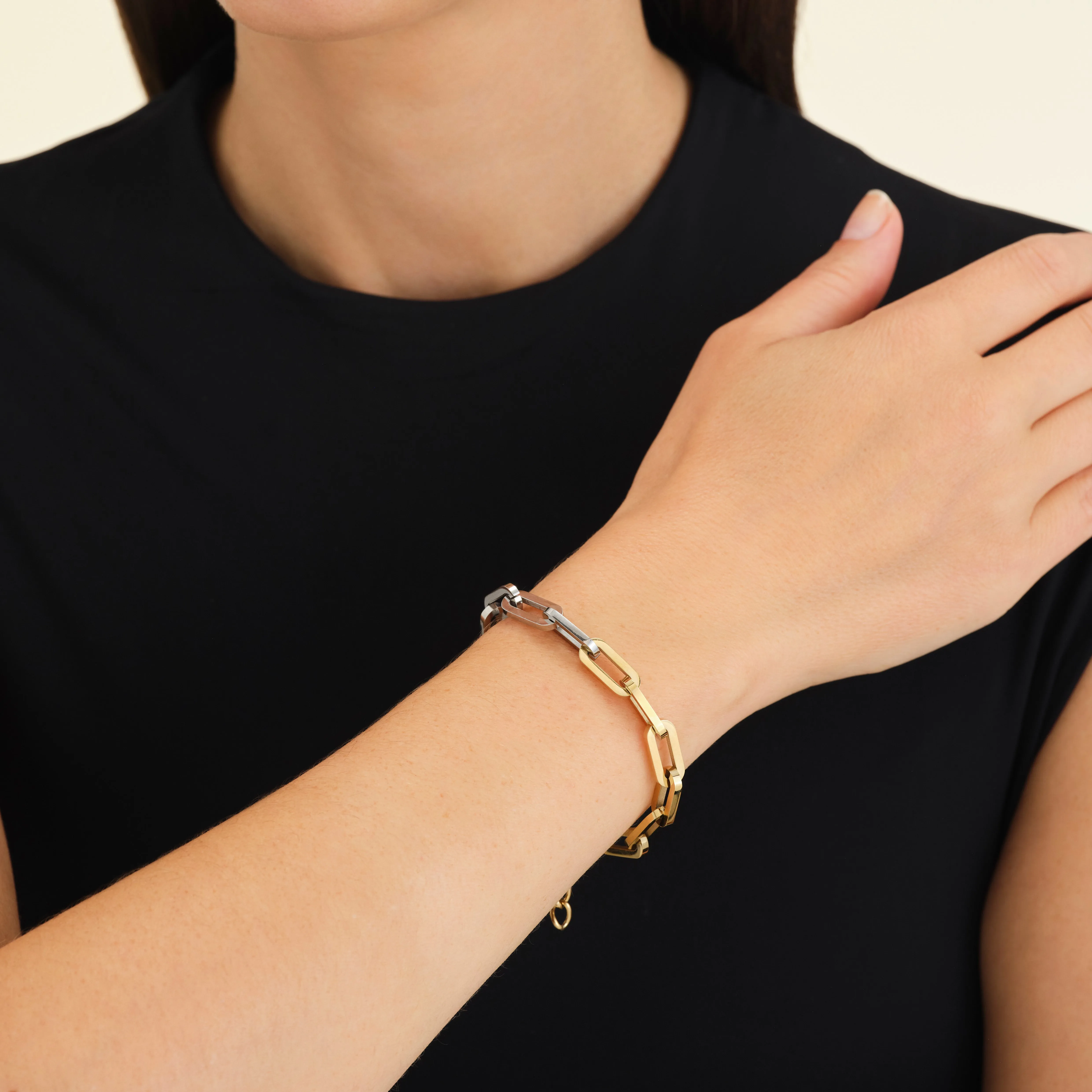 Duotone Chain Bracelet sold by Rosefield product image thumbnail 2