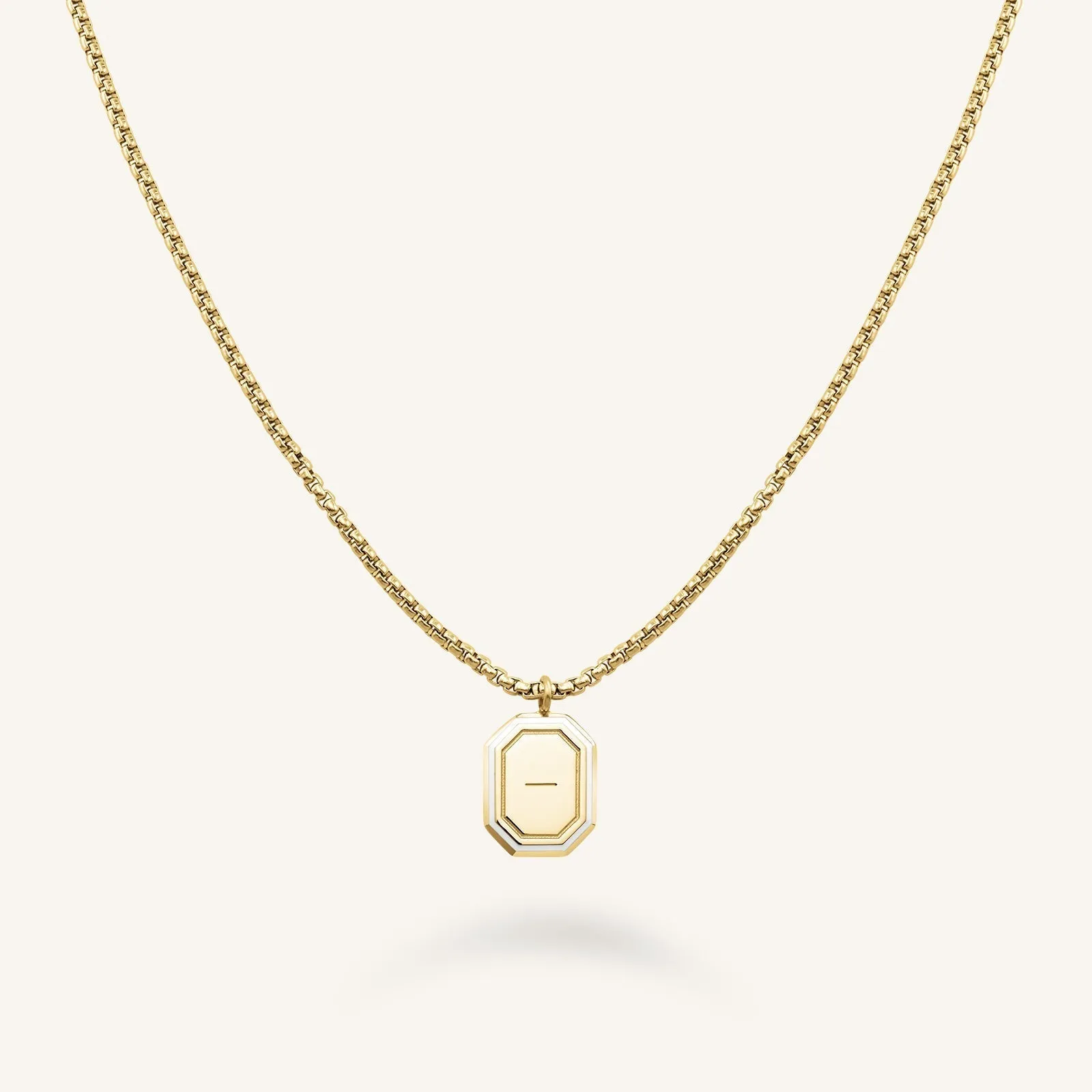 Octagon Enamel Necklace sold by Rosefield product image thumbnail 3