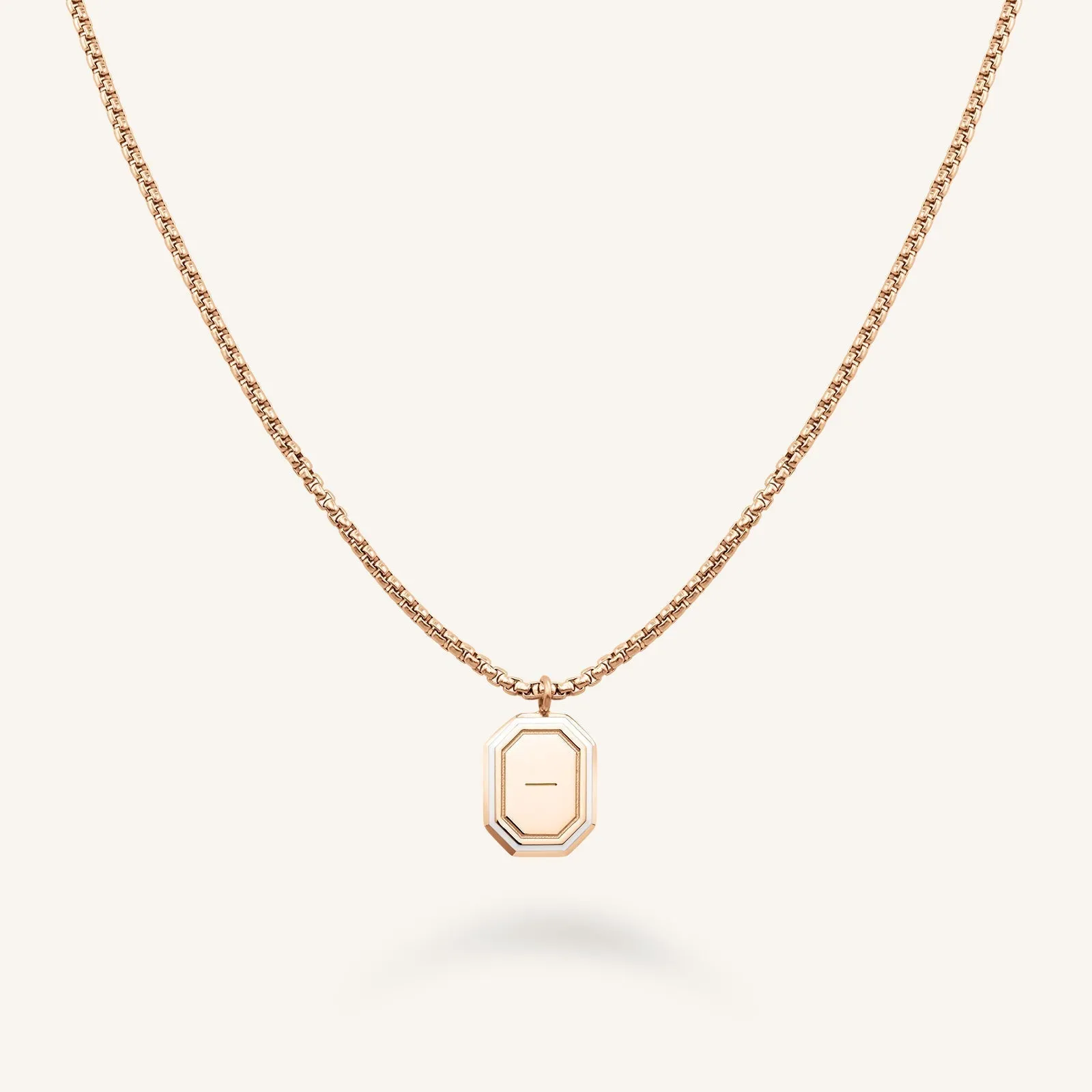 Octagon Enamel Necklace sold by Rosefield product image thumbnail 2