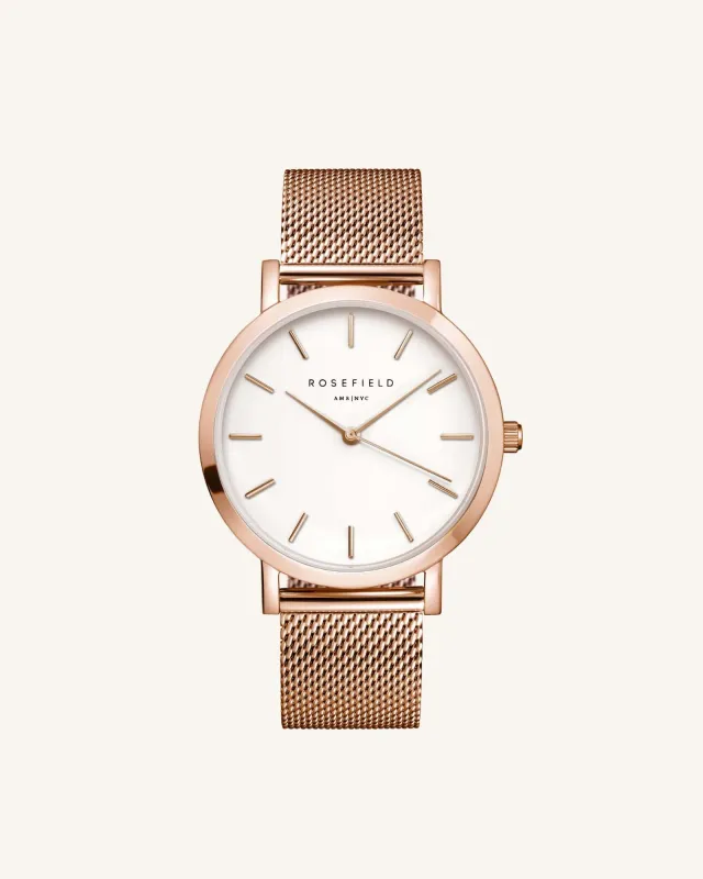 Mercer Rose Gold Mesh sold by Rosefield
