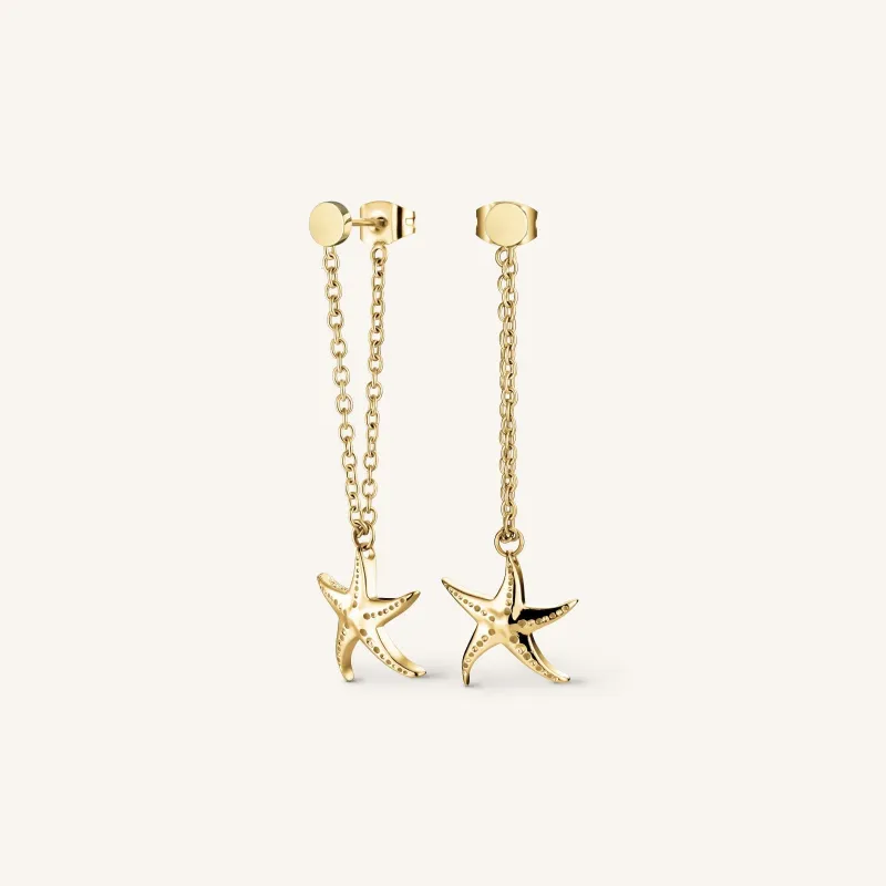 Seastar Earrings made by Rosefield