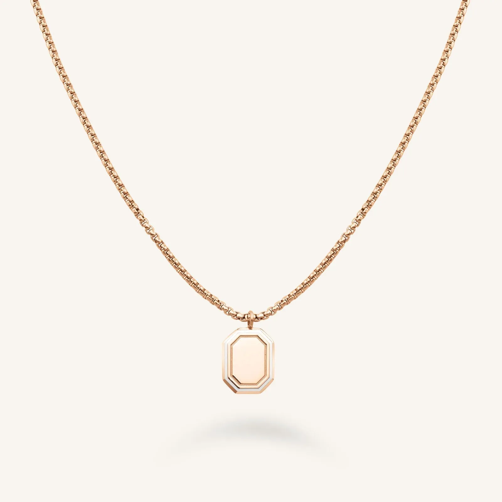 Octagon Enamel Necklace sold by Rosefield product image thumbnail 2