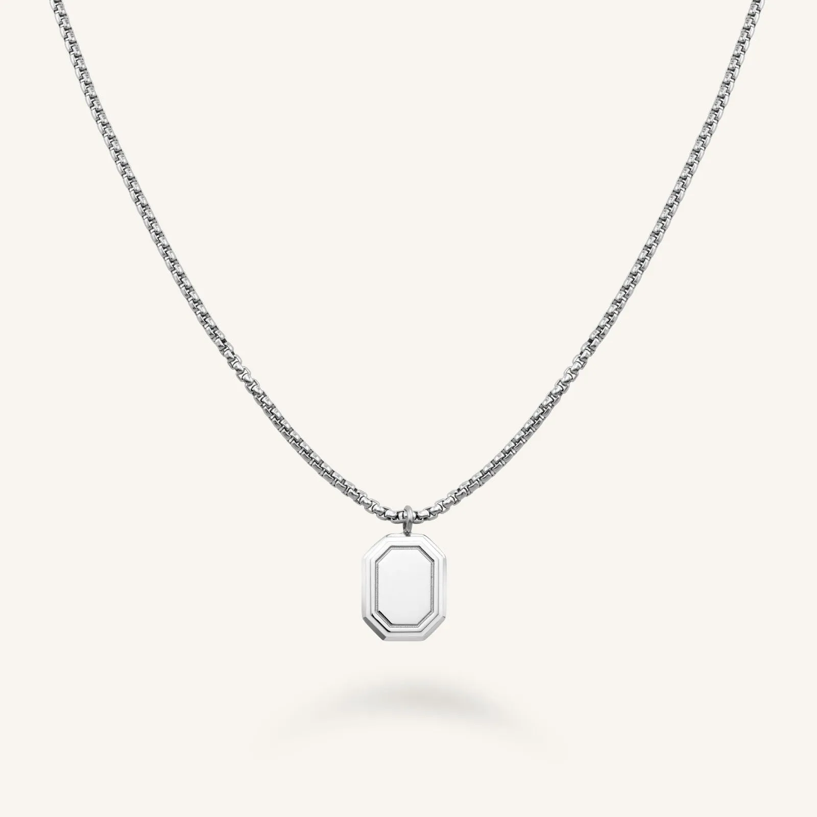 Octagon Enamel Necklace sold by Rosefield