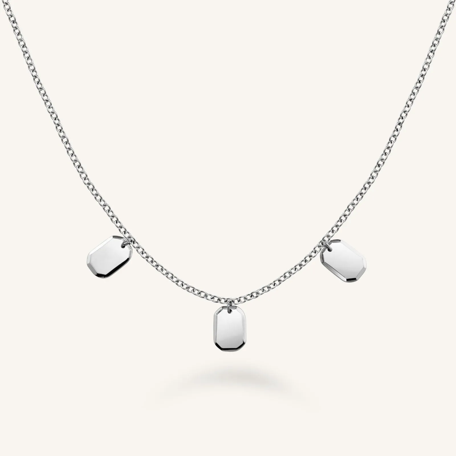 Triple Octagon Necklace sold by Rosefield product image thumbnail 3