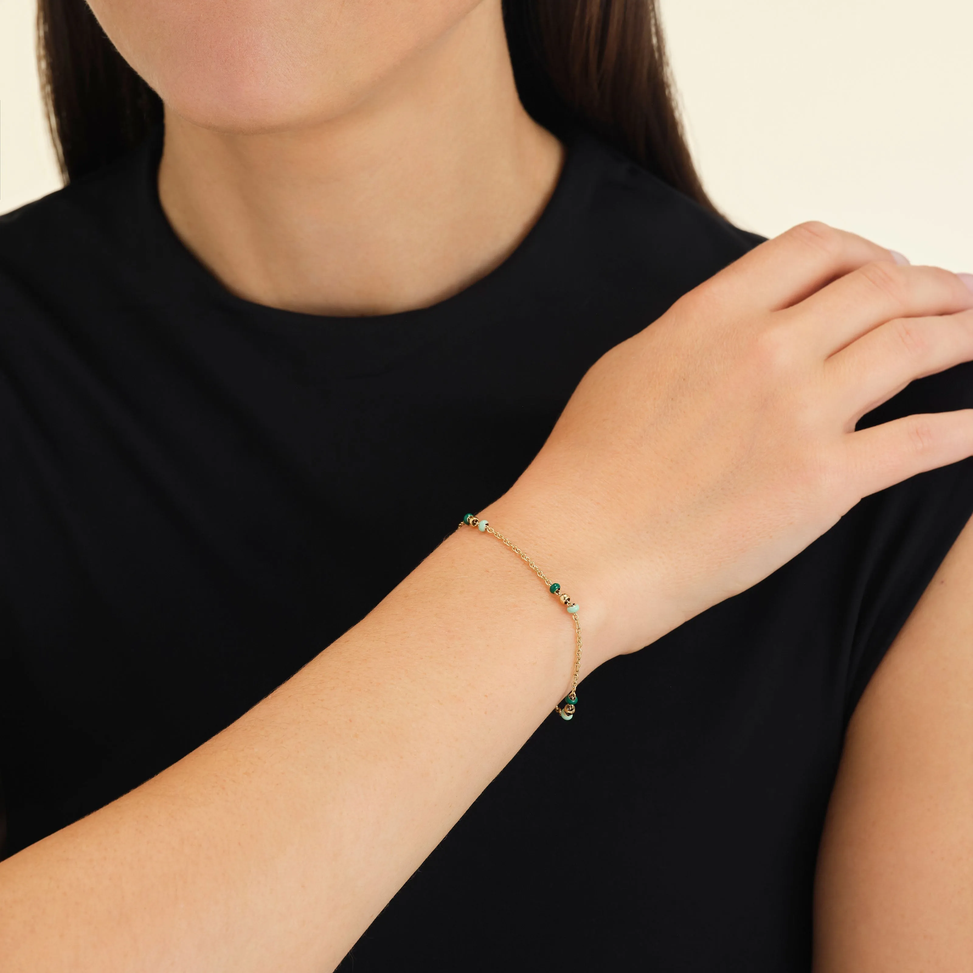 Emerald Dotted Bracelet sold by Rosefield product image thumbnail 2