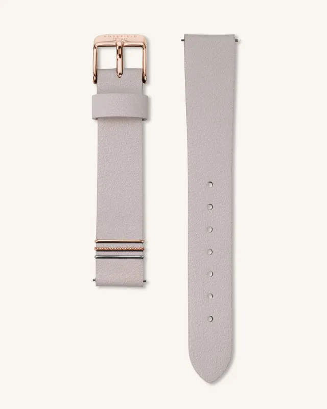 Cool Grey Rose gold Strap sold by Rosefield