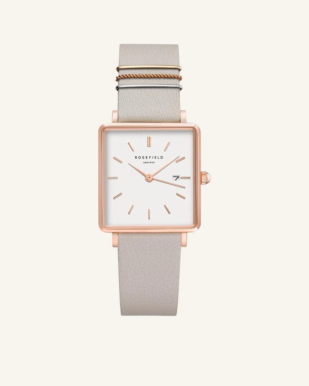 Cool Grey Rose gold Strap sold by Rosefield product image thumbnail 2