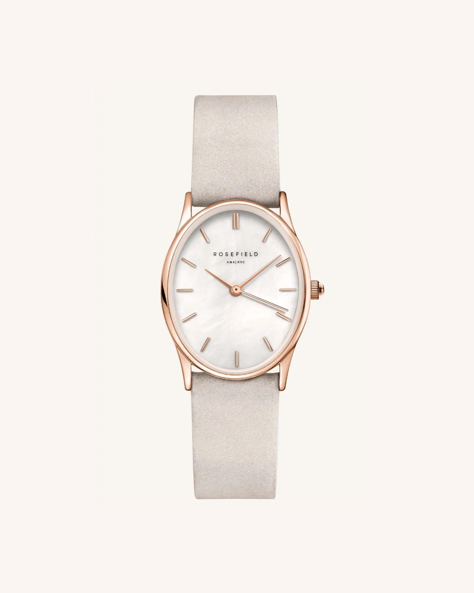 Light Grey Nubuck Rose Gold Strap sold by Rosefield product image thumbnail 2