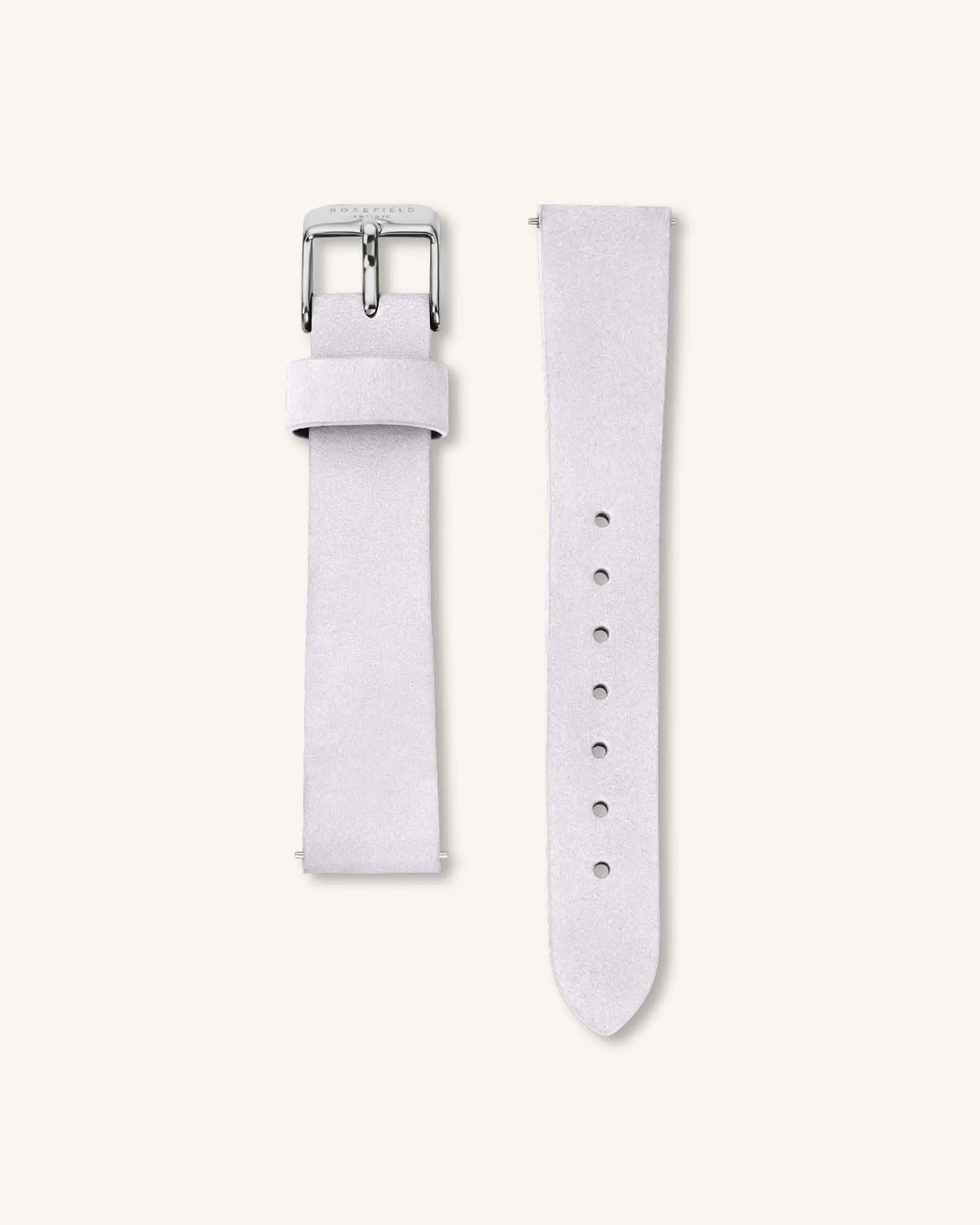 Lilac Nubuck Silver Strap sold by Rosefield