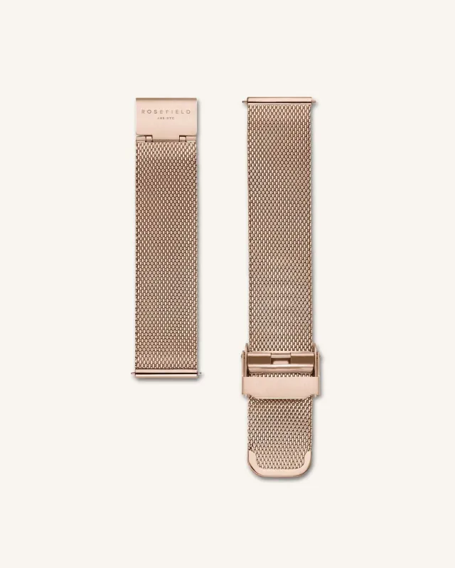Mesh Rose gold Strap sold by Rosefield
