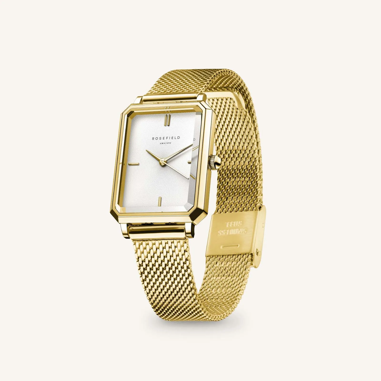 Octagon XS Mesh Gold - Engraved sold by Rosefield product image thumbnail 4