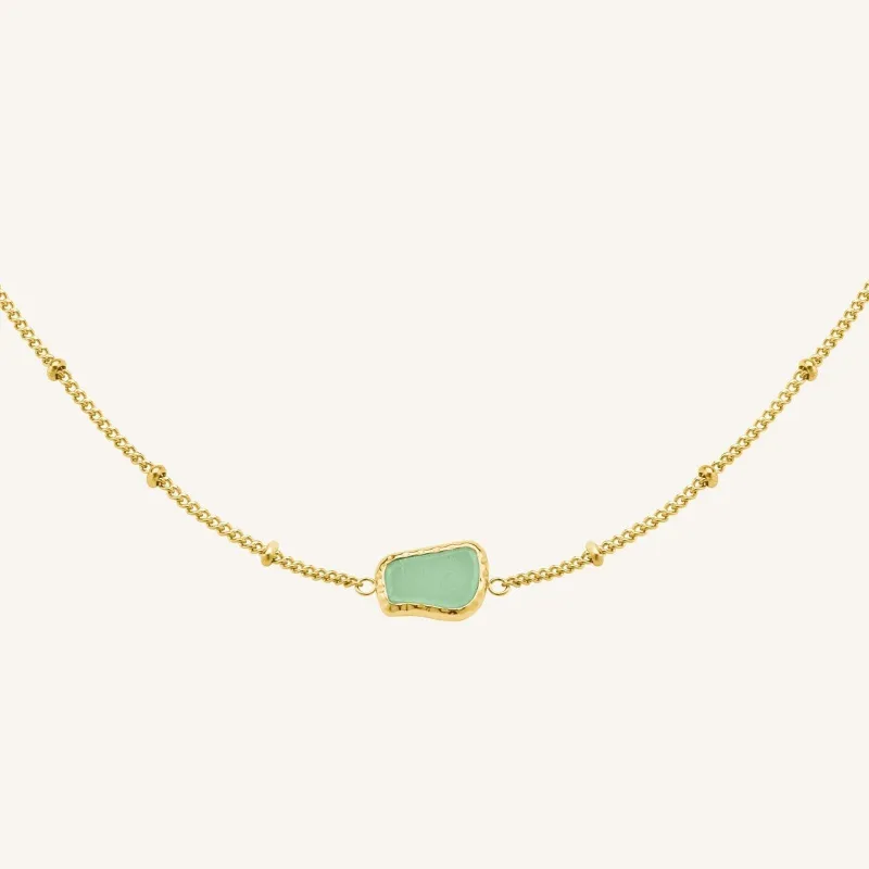 Organic Gemstone Necklace sold by Rosefield