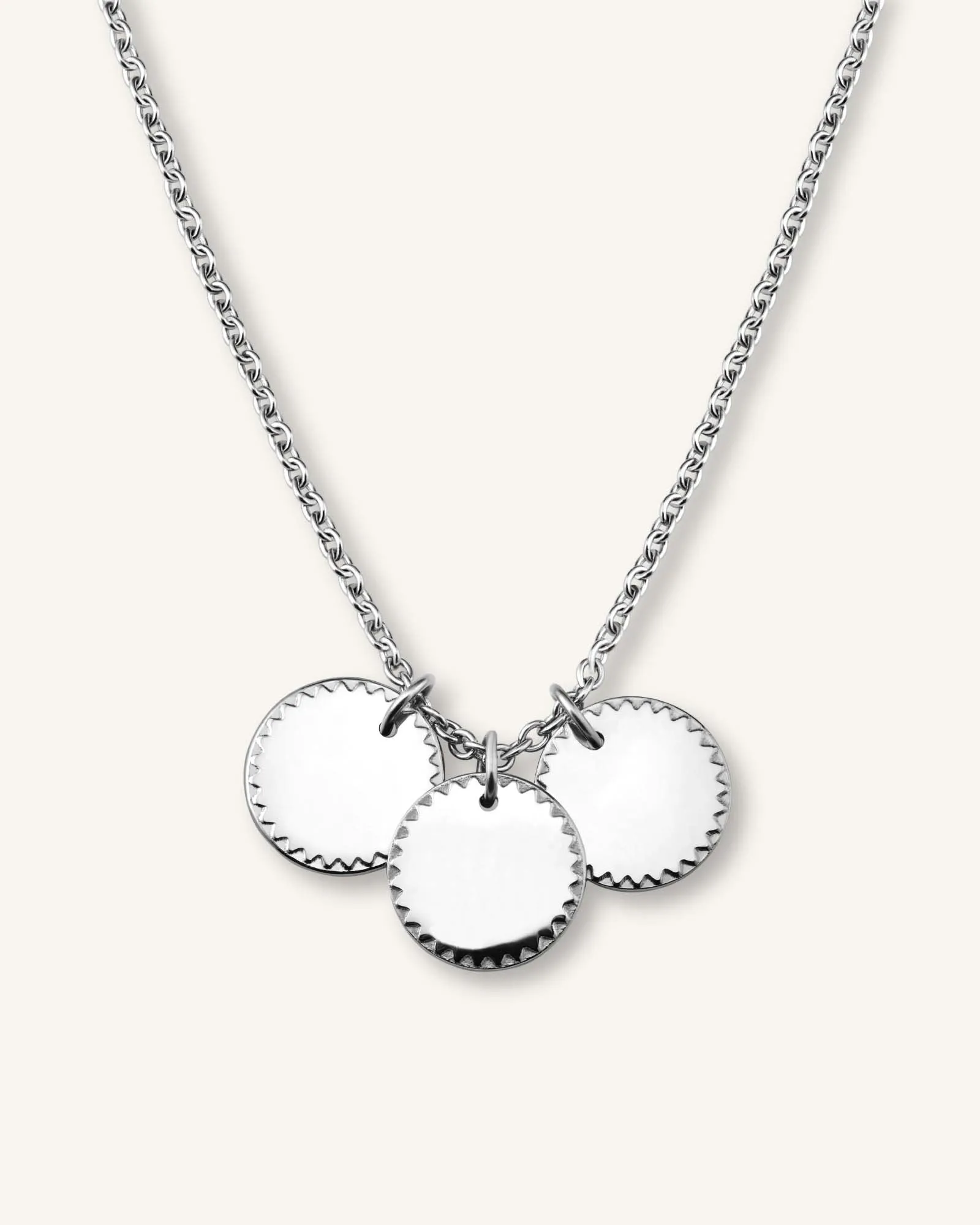3 Coin Charm Necklace sold by Rosefield product image thumbnail 2
