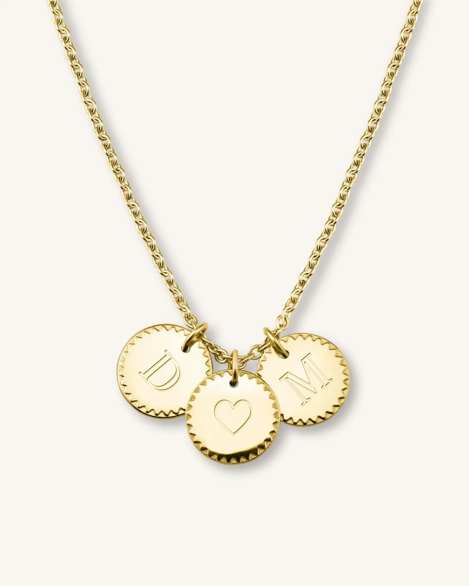 3 Coin Charm Necklace sold by Rosefield product image thumbnail 5