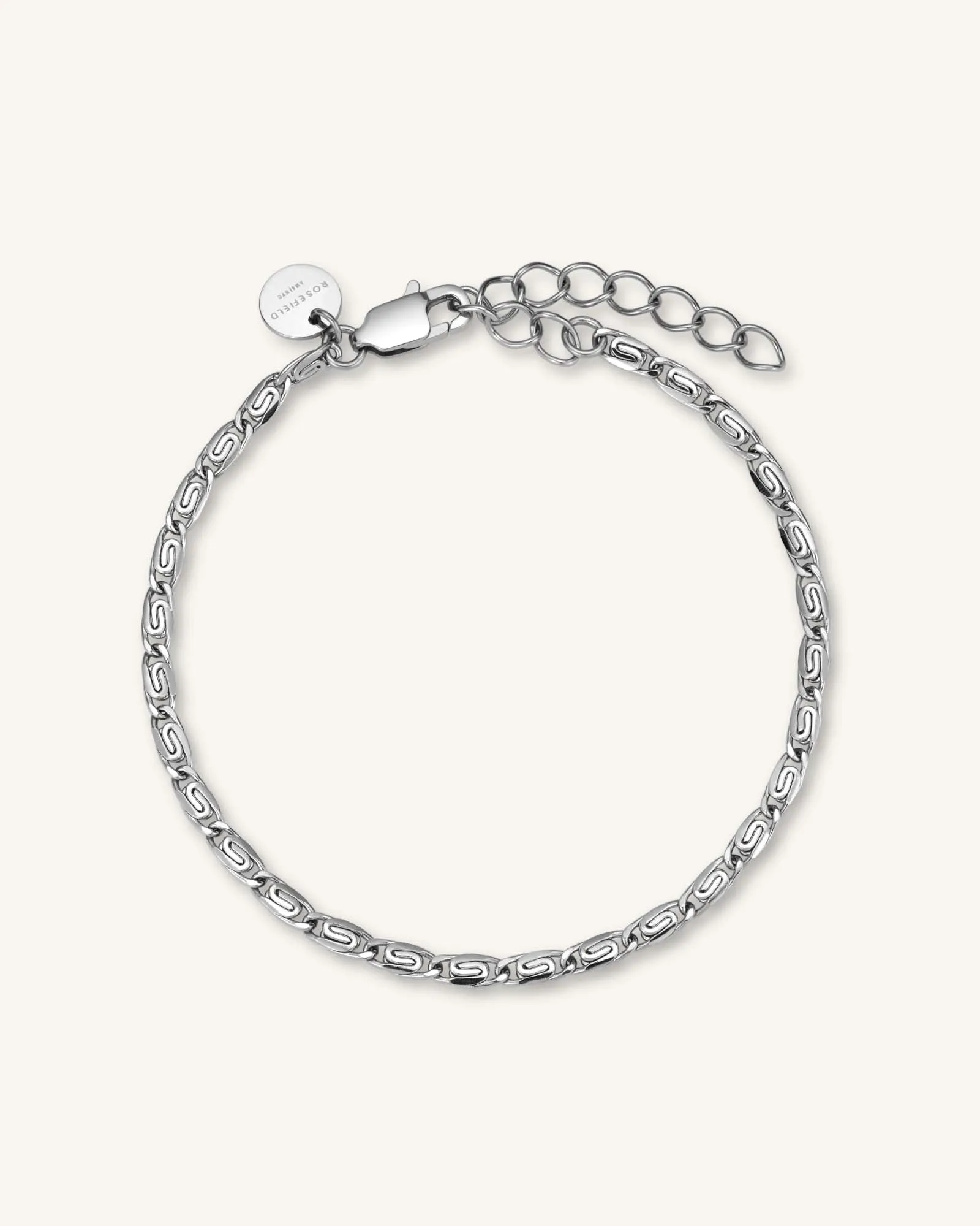 Swirl Bracelet Silver sold by Rosefield
