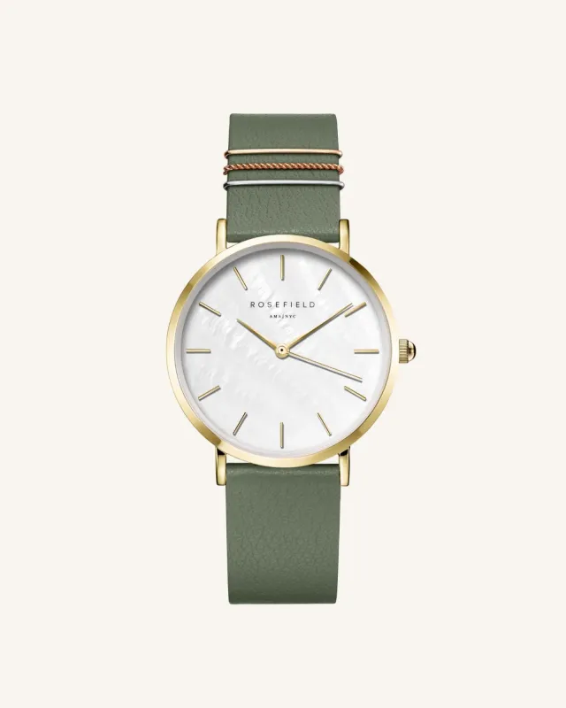 West Village Olive Green sold by Rosefield