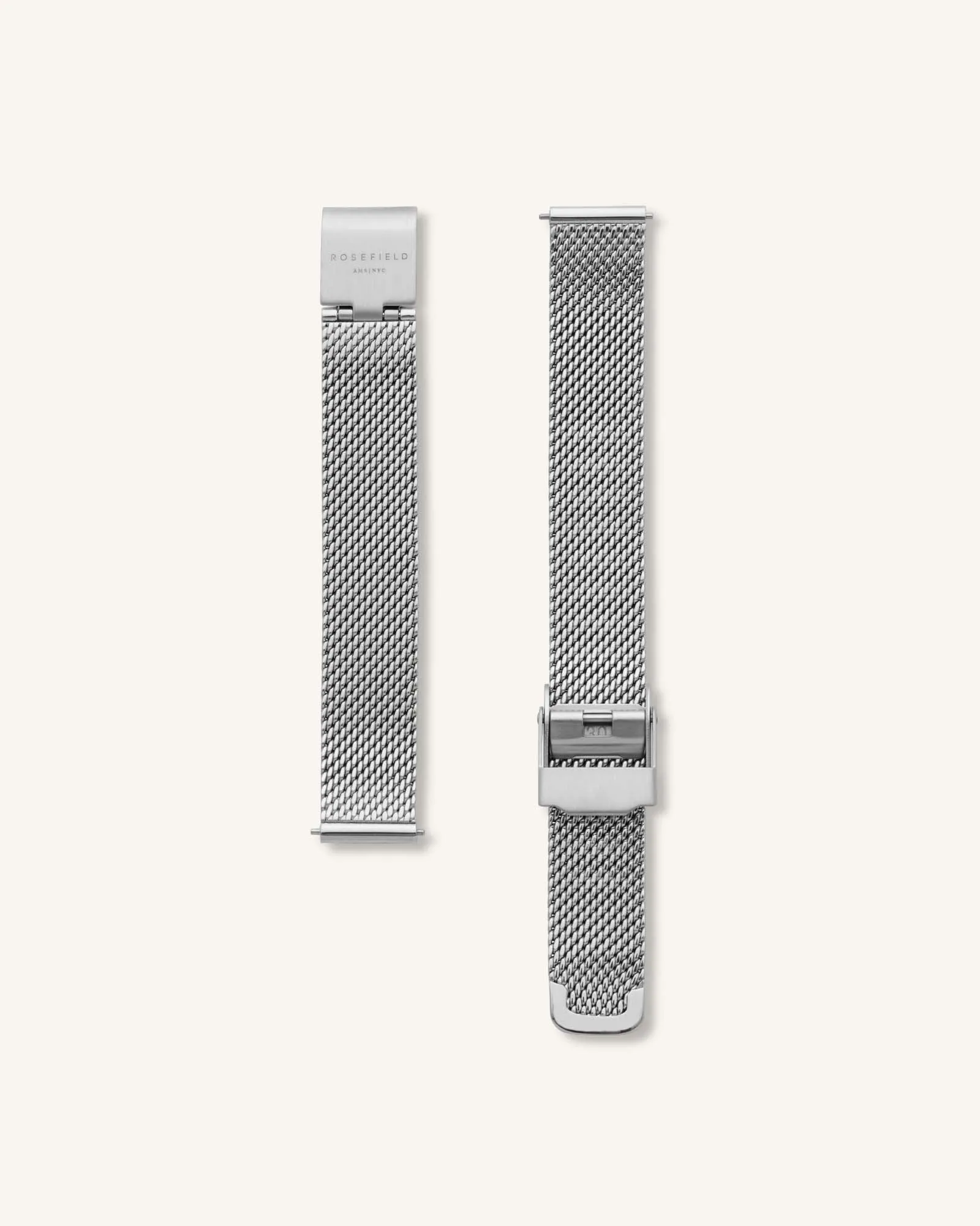 Mesh Silver Strap sold by Rosefield