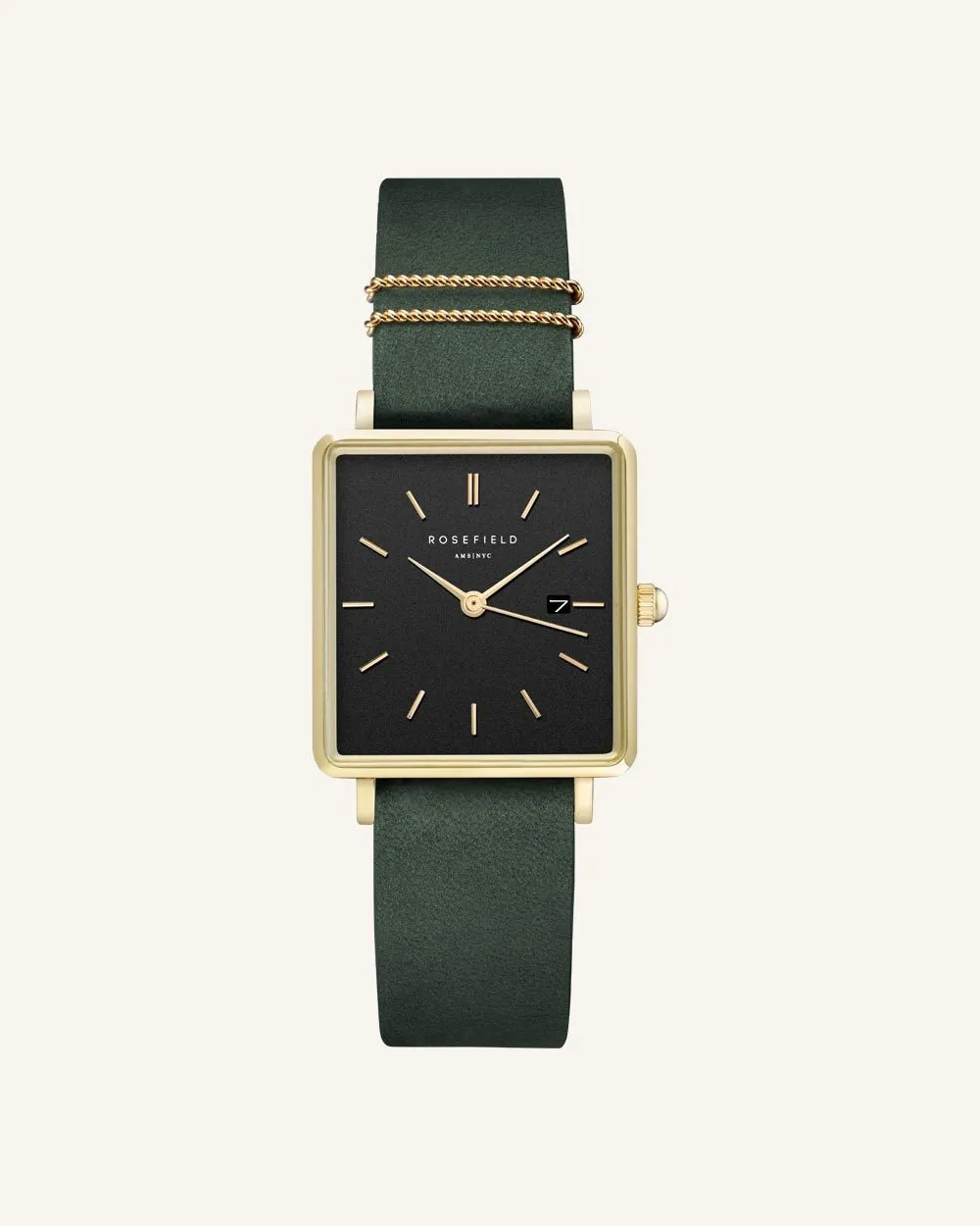Forest Green Gold Strap sold by Rosefield product image thumbnail 2